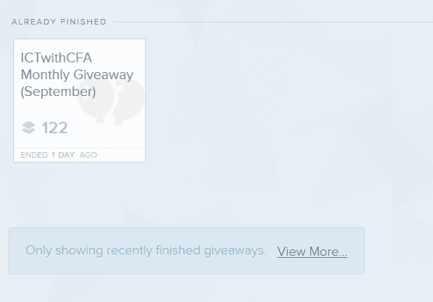 september giveaway