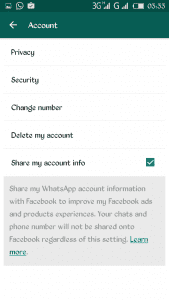 You can stop Facebook from sharing your WhatsApp data