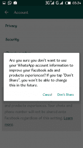 You can stop Facebook from sharing your WhatsApp data