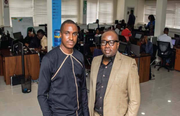 seamfix executive director chibuzor onwurah and managing director chimezie emewulu