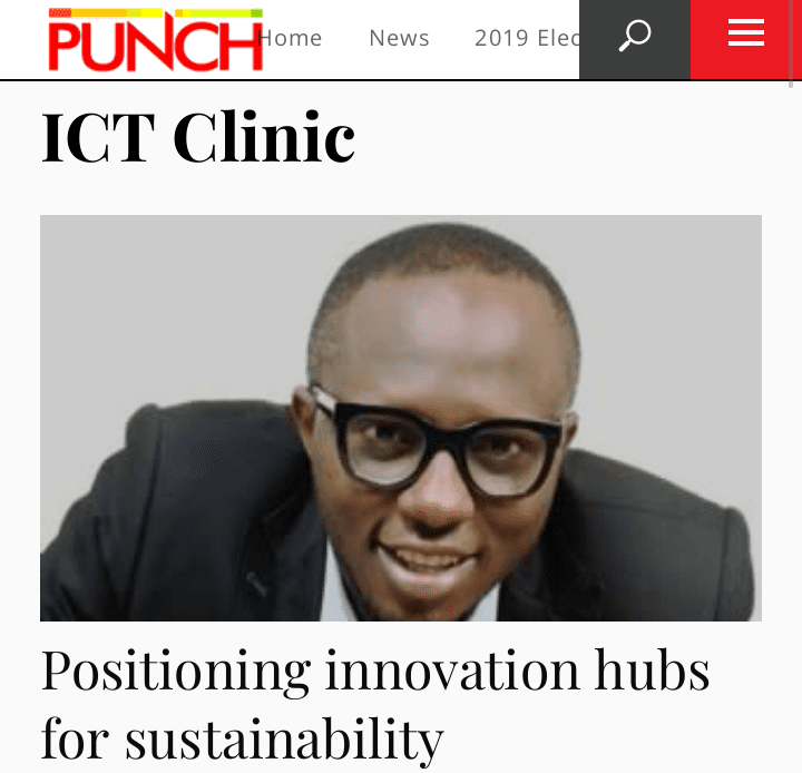 Support Innovation Hubs in Nigeria 