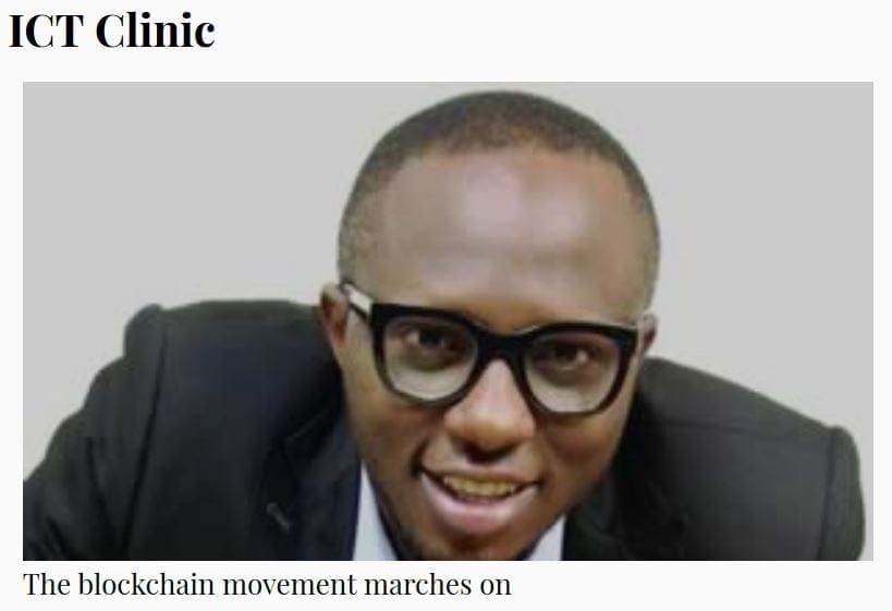 ICT Clinic by CFA on BlockChain