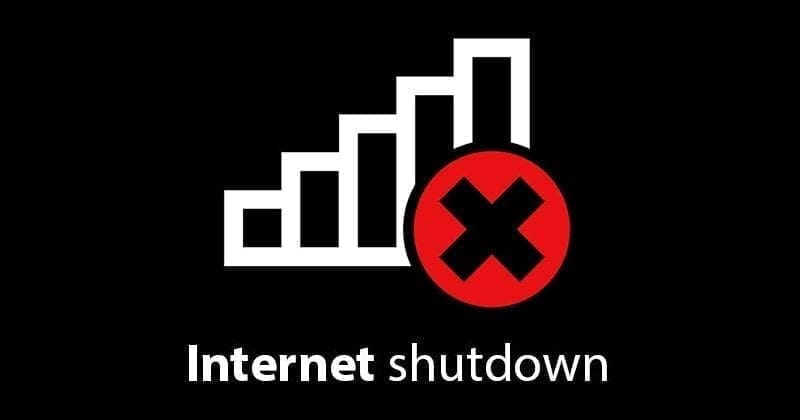 Internet shutdown