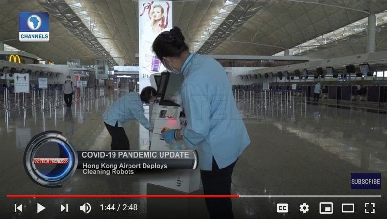 Tech Trends: Hong Kong Airport Deploys Cleaning Robots Airport RobotsHong Kong