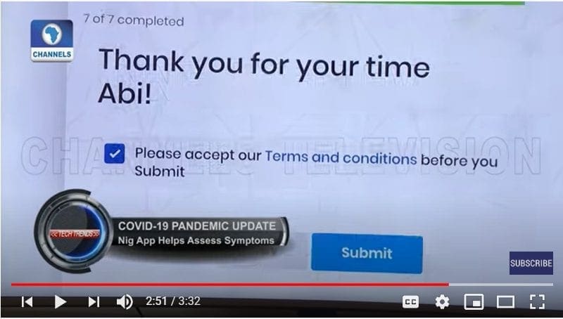 App Assess COVID Symptom