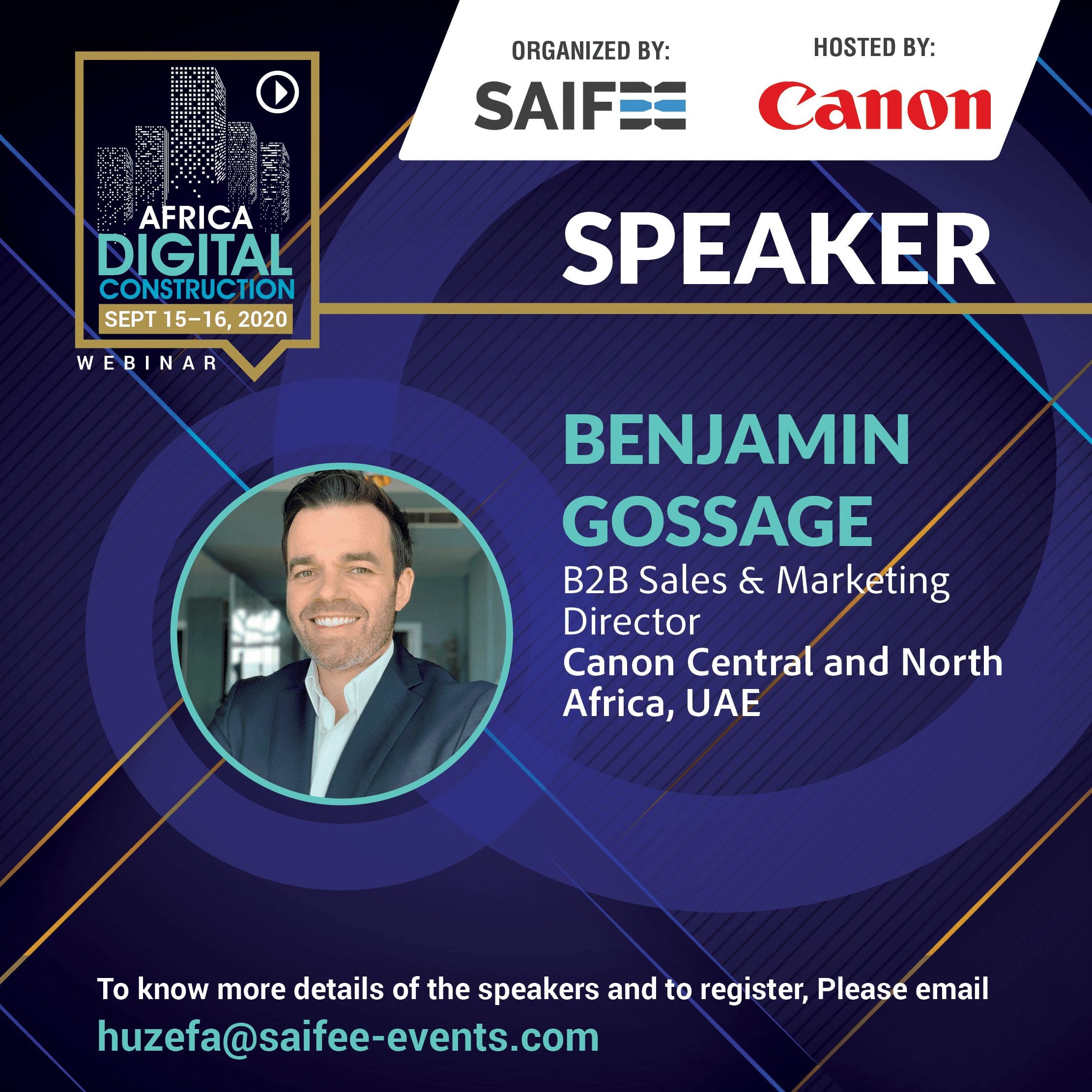 ADC2020 Webinar SpeakerPromotion Benjamin Gossage