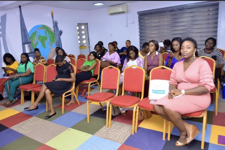 "Only Visionary Entrepreneurs can provide the needed Solution in our Communities" - Edward Esene, Co-founder, Plus Innovation Hub Tech4Her Meetup @PlusInnovationHub