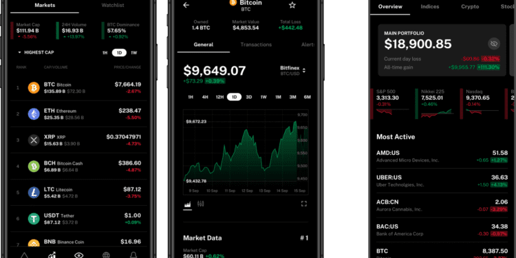 Cryptocurrency tracking - blockbuild
