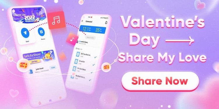 SHAREit Lite highlights how sharing makes Valentine Memorable SHAREit Lite - techbuild