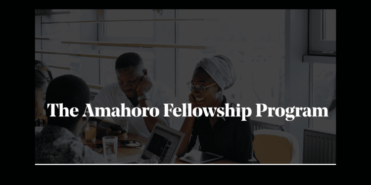 FDP Entrepreneur? Apply for Amahoro Fellowship Program ($100K) Amahoro Fellowship