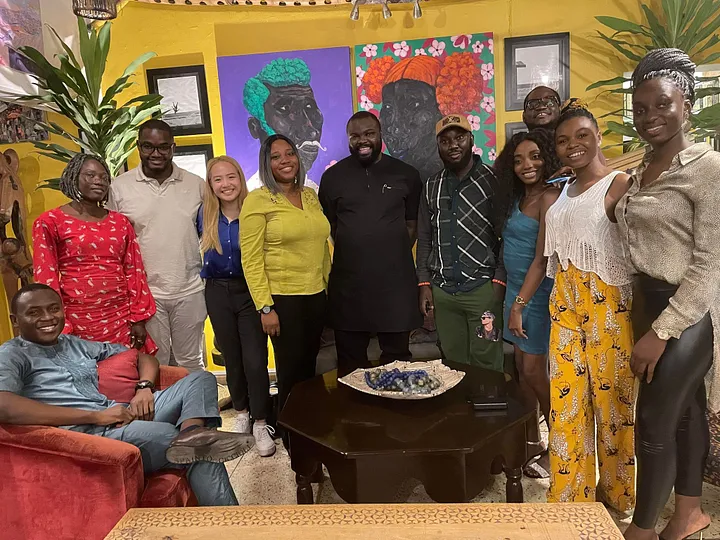Dream VC Nigerian Fellows at a 2021 Lagos Meetup With Future Africa Iyinoluwa Aboyeji 1