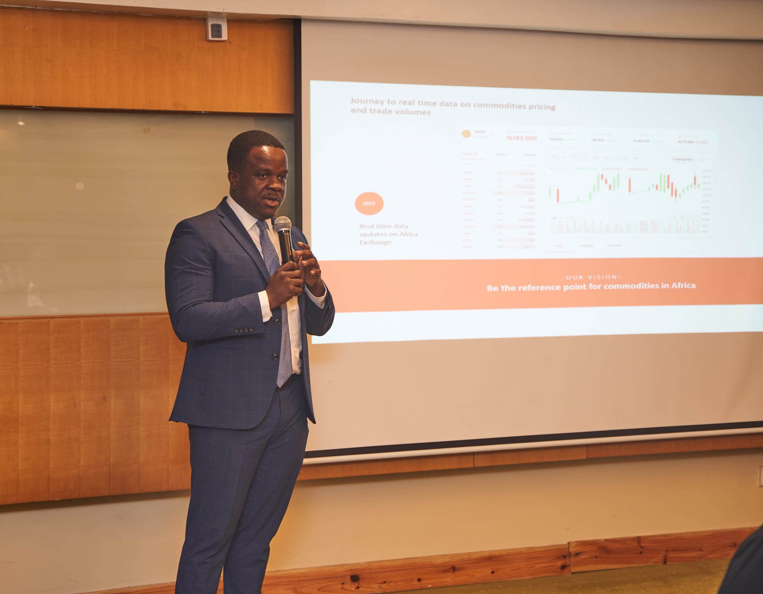 AFEX announces Africa Exchange to Further Transform the Commodity Space Akinyinka Akintunde CEO and President of AFEX Nigeria scaled