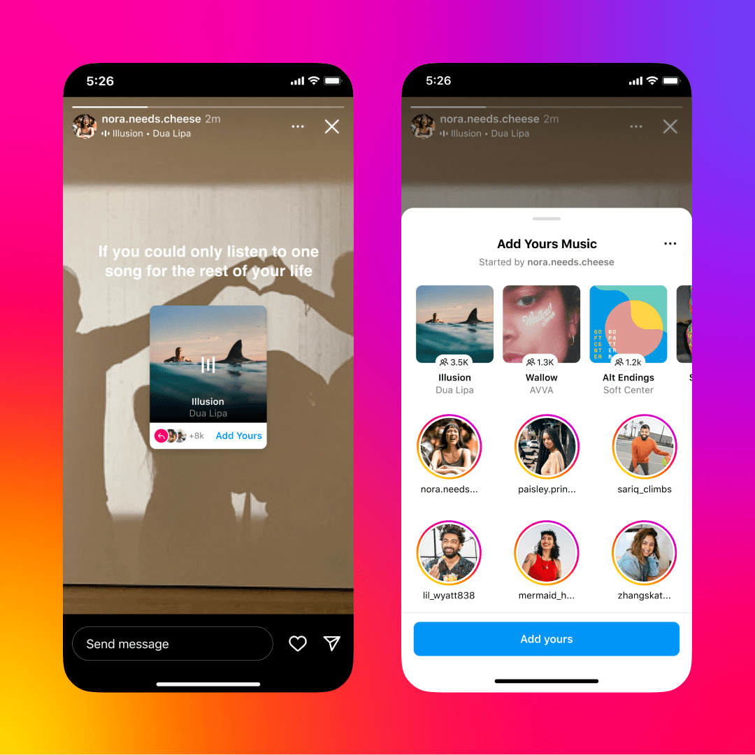 Instagram Adds 4 New Stickers to Stories Add Yours Music Instagram Sticker