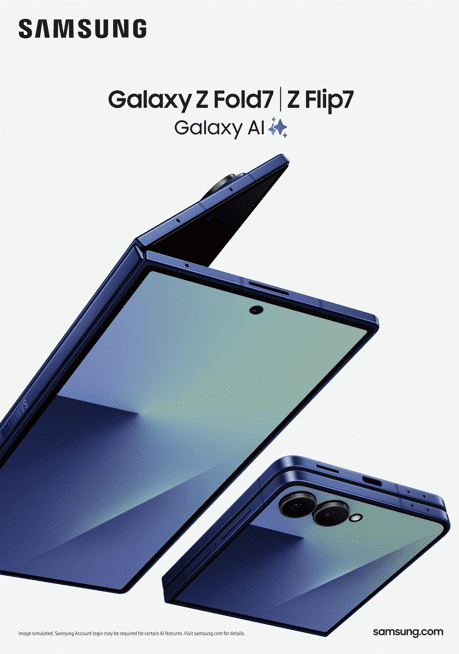 Galaxy Galaxy Z Fold7 and Z Flip7