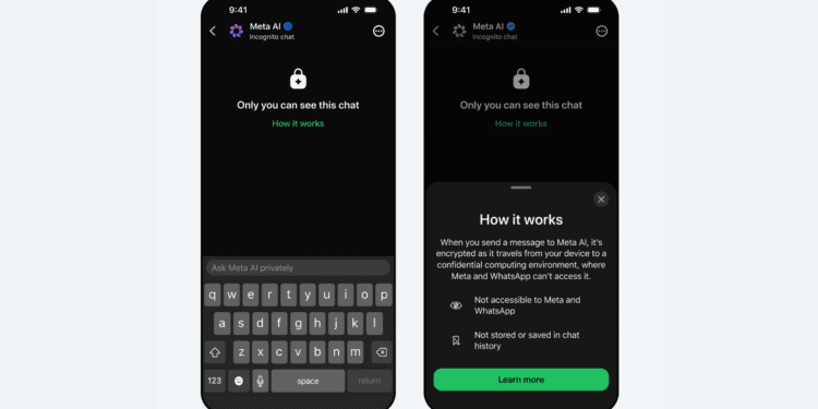 WhatsApp’s New Incognito AI Mode Shows Meta Wants to Lean into Privacy Incognito Chat