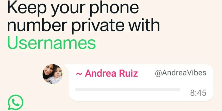 WhatsApp username
