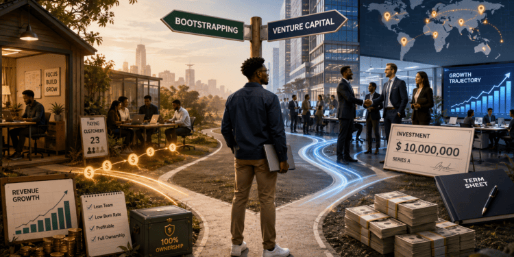 Choosing between bootstrapping and venture capital